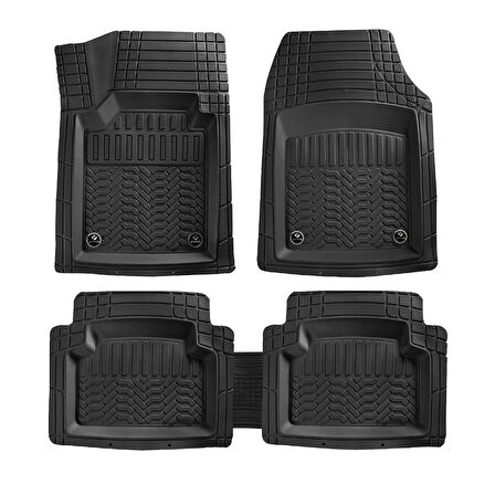 Promats Maximum 4D Havuzlu Oto Araba Paspası Universal Siyah