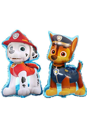 Paw Patrol 8 Yaş Balon Set Paw Petrol Marshall Chase Skye Rubble Doğum Günü Parti Folyo Balon Seti