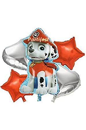 Paw Patrol Balon Seti Paw Petrol Balon Seti Paw Patrol Doğum Günü Set Paw Patrol Marshall