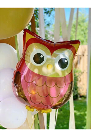 Woodland Baykuş Konsept Balon Set Sevimli Baykuş Balon Buketi Owl Doğum Günü Balon Set