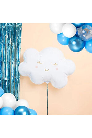 Bulut Balon Set Bulut Konsept Balon Buketi Gökyüzü Doğum Günü Balon Set
