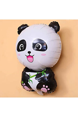 Panda Konsept Panda Balon Set Vinç Balon Buketi Panda Balloon Doğum Günü Balon Set
