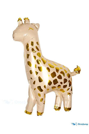 Safari Zürafa Konsept Balon Set Sevimli Zürafa Balon Buketi Doğum Günü Giraffe Balon Set