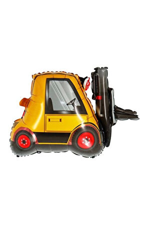 Araçlar Kamyon Konsept Forklift Kamyon Balon Set Kamyon Balon Seti Truck Balloon Doğum Günü Set