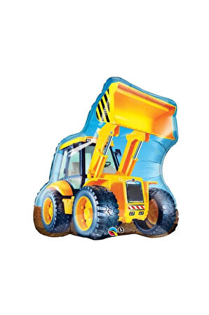 Araçlar Kamyon Konsept Kepçe Balon Set Kamyon Balon Seti Truck Balloon Doğum Günü Set