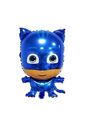 Pijamaskeliler 1 Yaş Balon Seti Pjmasks Konsept Helyum Balon Set Pijamaskeli Doğum Günü Set