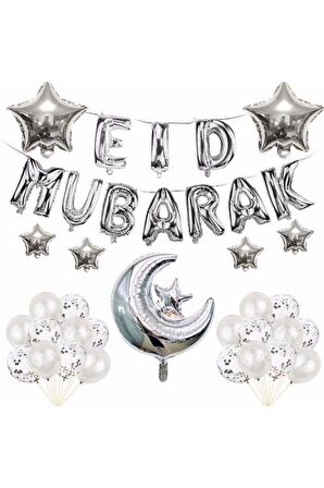 Ramazan Mubarak Balon Set Eid Mubarak Balon Set Ramazan Balon Seti