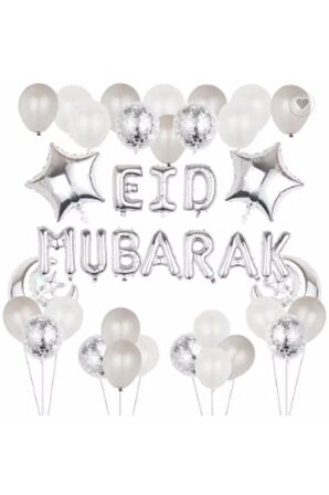 Ramazan Mubarak Balon Set Eid Mubarak Balon Set Ramazan Balon Seti