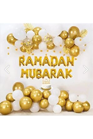 Ramazan Mubarak Balon Set Eid Mubarak Balon Set Ramazan Balon Seti