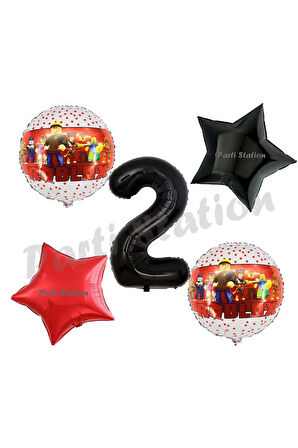 Roblox Oyun 4 Yaş Balon Set Roblox Balon Gamer Oyun Konsept Doğum Günü Parti Set