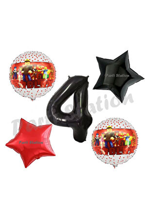 Roblox Oyun 4 Yaş Balon Set Roblox Balon Gamer Oyun Konsept Doğum Günü Parti Set