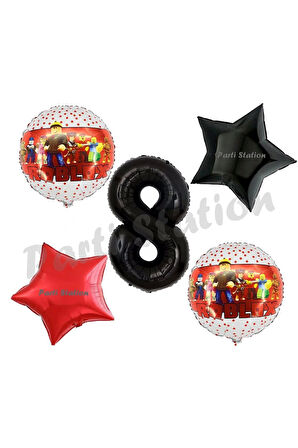 Roblox Oyun 4 Yaş Balon Set Roblox Balon Gamer Oyun Konsept Doğum Günü Parti Set