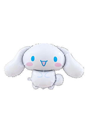 Sanrio Kuromi Cinnamon 1 Yaş Balon Set Anime Hello Kitty Kuromi Cinnamon Konsept Doğum Günü Balon