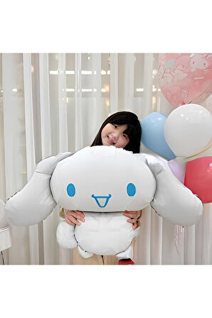 Sanrio Kuromi Cinnamon 1 Yaş Balon Set Anime Hello Kitty Kuromi Cinnamon Konsept Doğum Günü Balon