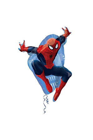 Spiderman Örümcek Adam 4 Yaş Doğum Günü Balon Set Spiderman Konsept Doğum Günü Balon Set