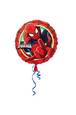 Spiderman Örümcek Adam 4 Yaş Doğum Günü Balon Set Spiderman Konsept Doğum Günü Balon Set
