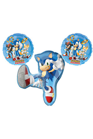 Tilki Sonic 4 Yaş Balon Set Tilki Sonic Boom Konsept Doğum Günü Balon Set
