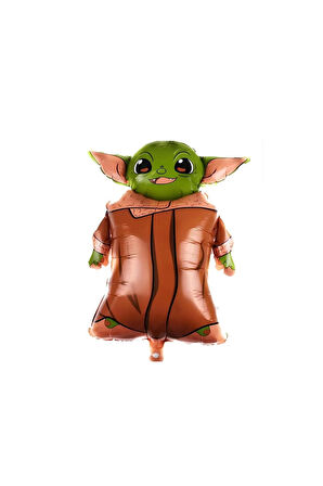 Star Wars Yoda Altın Balon Set Yıldız Savaşları Yoda Konsept Doğum Günü Balon Set