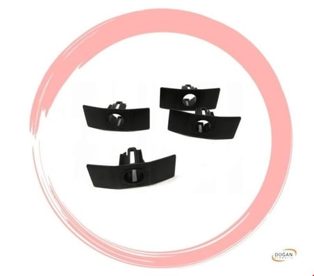 VOLKSWAGEN - ARKA TAMPON SENSÖR BRAKETİ (4LÜ) SET PASSAT 2011-