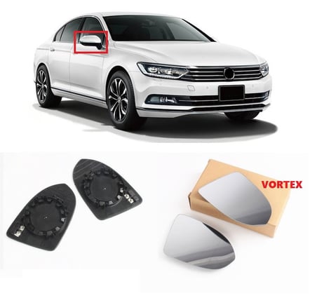 VOLKSWAGEN - DIŞ AYNA CAMI SAĞ ARTEON / PASSAT 2015-