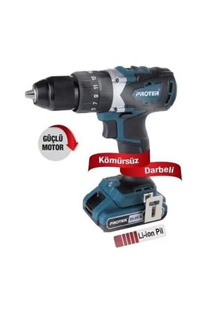PST740BL KÖMÜRSÜZ 13 MM ŞARJLI MATKAP
