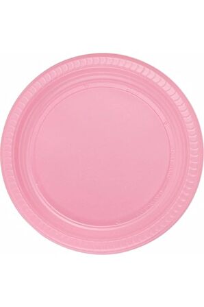 Plastik Tabak 25'li Pembe Renk