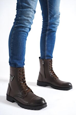 Tomıross Erkek Postal Bot Sıcak Astarlı Soğuk Ve Su Geçirmez Pstl-9843