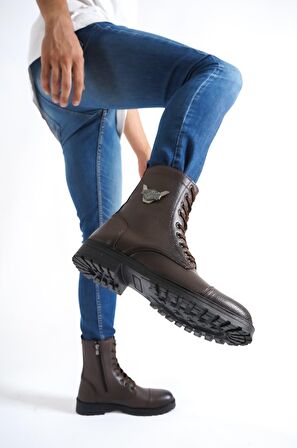 Tomıross Erkek Postal Bot Sıcak Astarlı Soğuk Ve Su Geçirmez Pstl-9843