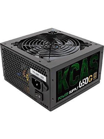 Aerocool Kcas Plus 650W Argb 12CM Fan 80+Gold Power Supply AE-KCASP650RGB