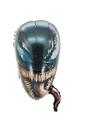 Zehirli Öfke Venom 4 Yaş Doğum Günü Balon Set Venom Kırmızı Konsept Doğum Günü Parti Balon Set