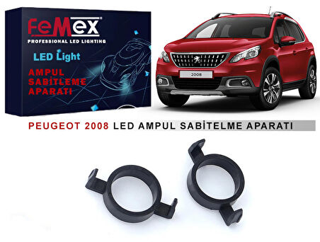 Peugeot 2008 Araçlar için Kısa Far Tutucu Led Ampul Sabitleme Aparatı