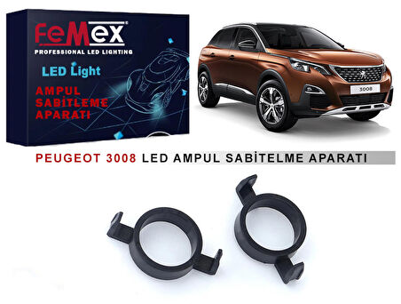 Peugeot 3008 Araçlar için Kısa Far Tutucu Led Ampul Sabitleme Aparatı