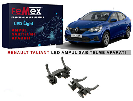 Renault Talıant H7 Led Ampul Uzun Far Tutucu Sabitleme Aparatı