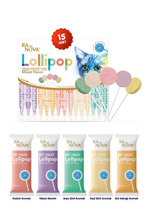 5 kg Somonlu Hipoalerjenik Düşük Tahıllı Yetişkin Kedi Maması 25li Kedi Ödülü Krema 15li Lolipop