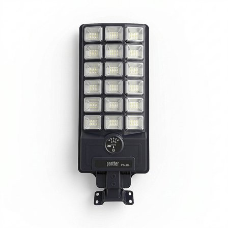 Panther 200W Solar LED Sokak Lambası 12000 Lümen Hareket Sensörlü Kumandalı 10000mAh PT-L258