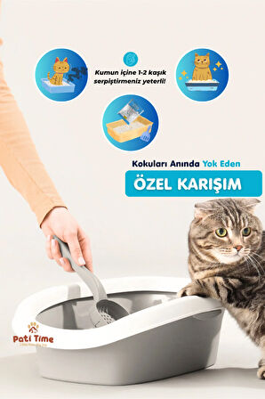 5li Set - Kedi Kumu Koku Giderici Lavanta Kokulu 25gr x 5