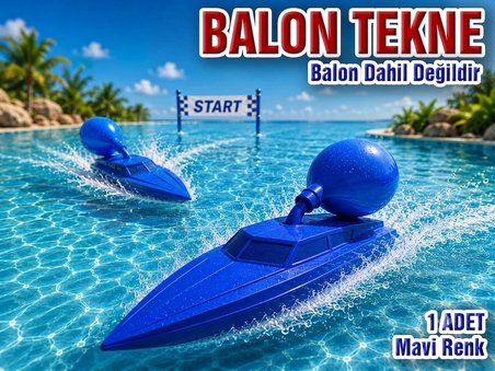 Balon Tekne, Motorsuz, Suda Giden Tekne, 3D