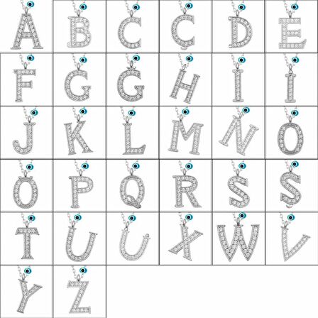 Gümüş Nazar Rodyum Ş Harfi Kadın Kolye