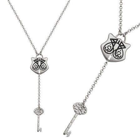 Gümüş Ya Fettah Yazılı Kadın Kolye