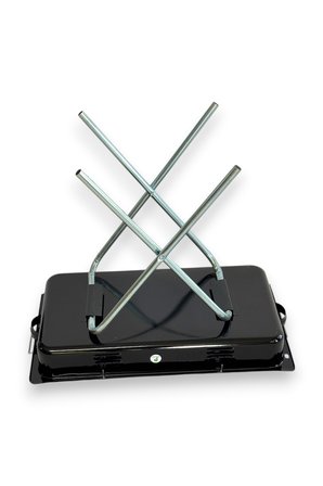 Portatif Katlanır Ayaklı Emaye Mangal - Çantalı - 62x35cm Büyük Boy