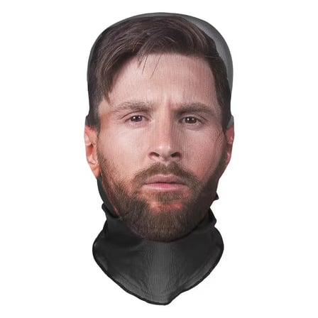 Lionel Messi 3 Boyutlu Nefes Alabilen Ünlü Maskesi