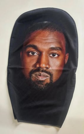 Kanye West 3 Boyutlu Nefes Alabilen Ünlü Maskesi