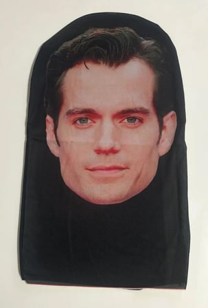 Superman Henry Cavill 3 Boyutlu Nefes Alabilen Ünlü Maskesi