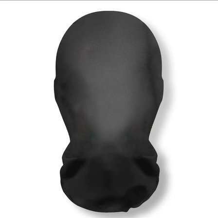 Baskısız, Düz Siyah Nefes Alabilen Maske