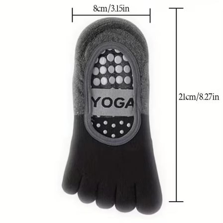 Beş Parmaklı Yoga/Pilates Çorabı (Kaydırmaz)