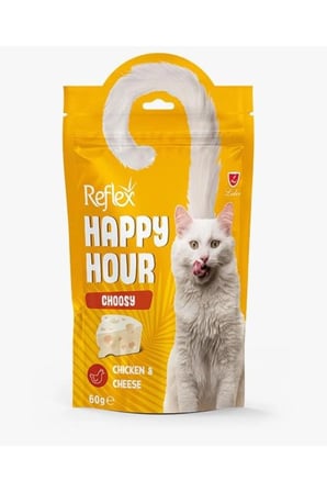 Reflex Happy Hour Choosy Seçici Kediler Ödül maması 3lü Fırsat 3x60gr