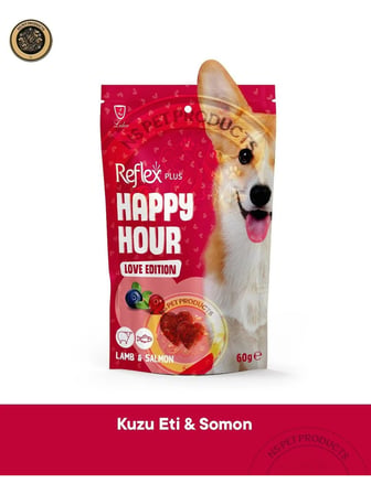 Reflex Plus Happy Hour Anti Aging Collagen & Love Edition Köpek Ödül Maması Seti 8x60 gr