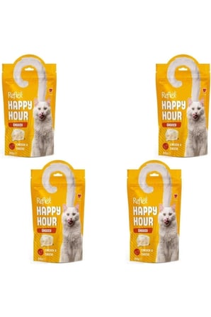 Reflex Happy Hour Tavuklu Peynirli Kedi Ödül Maması 60 Gr x 4 Adet