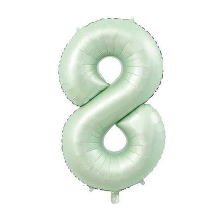 8 Rakam Adaçayı Folyo Balon 34 inç 76-82 cm