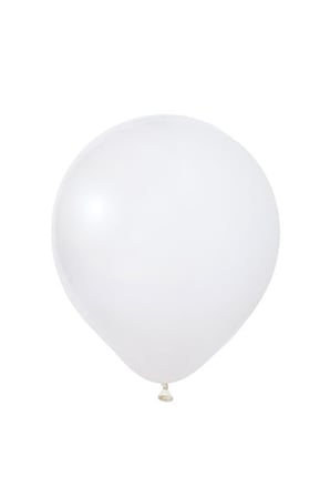 18 inç Beyaz Jumbo Büyük Boy Balon 45 Cm